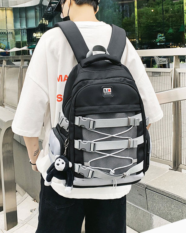 스콰즈 백팩 SHR134 3COLOR 튼튼한 데일리 가방 학생 가방